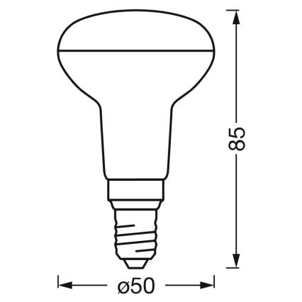 LED димируема рефлекторна крушка SMART+ R50 E14/3,3W/230V 2700-6500K Wi-Fi - Ledvance