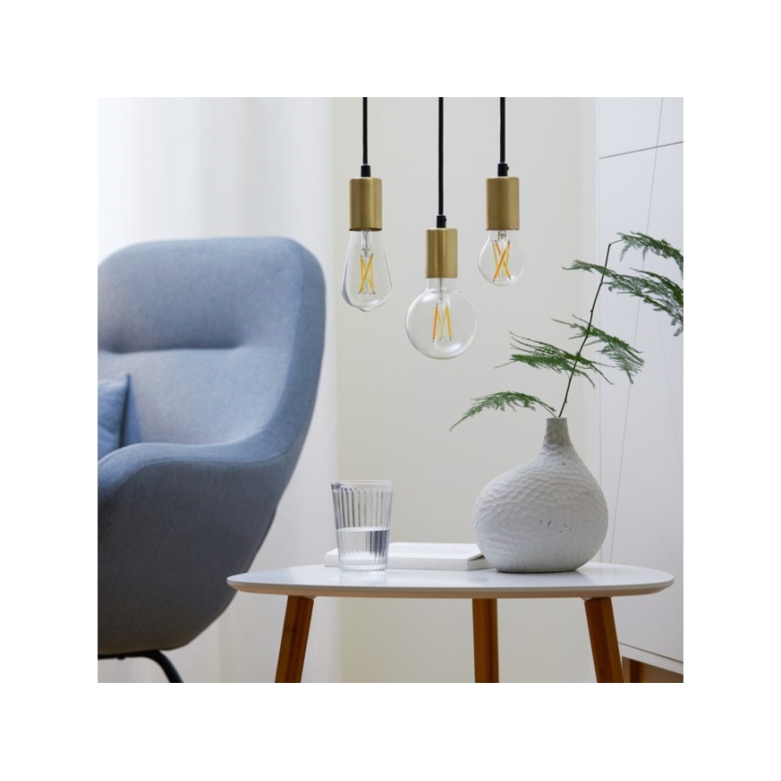 LED Димируема крушка FILAMENT ST64 E27/6,7W/230V 2700-6500K CRI 90 Wi-Fi - WiZ