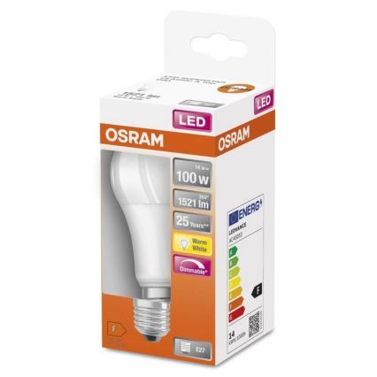 LED Димируема крушка SUPERSTAR E27/14W/230V 2700K - Osram