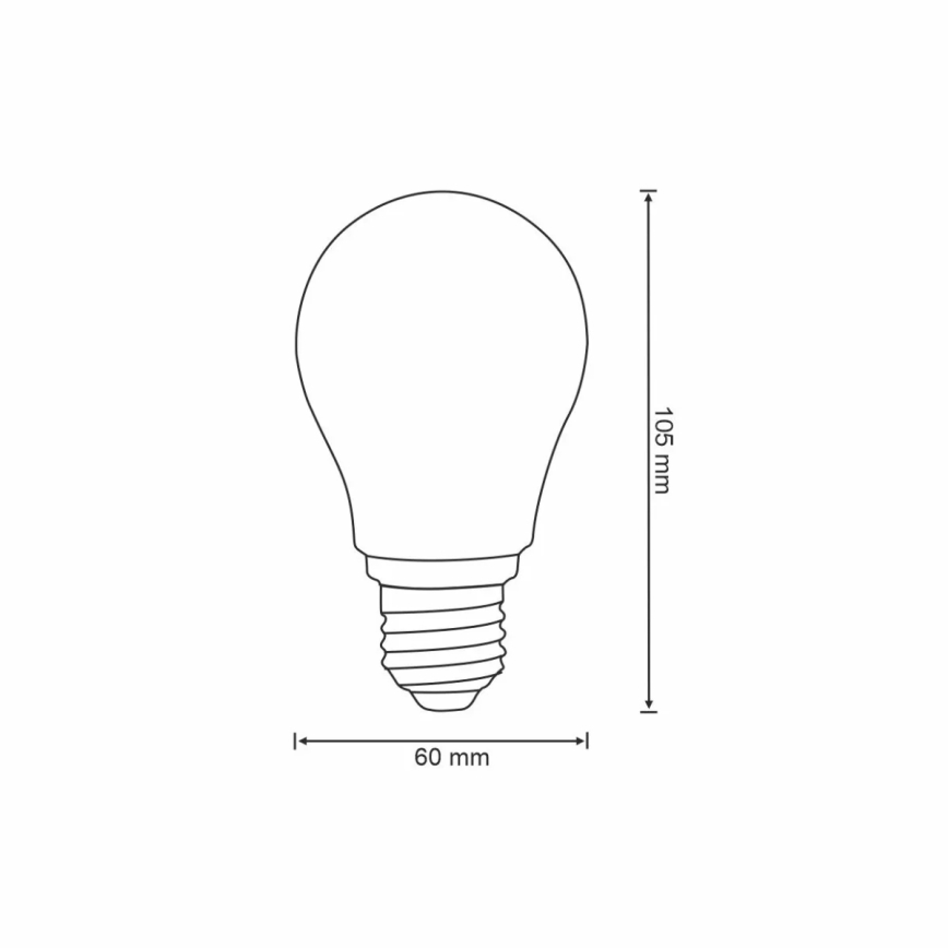 LED Димируема крушка VINTAGE A60 E27/7W/230V 2700-6500K Wi-fi Tuya