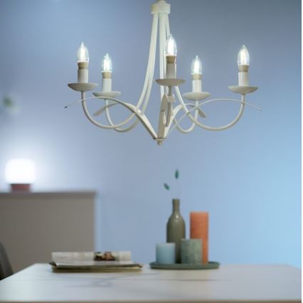 LED Димируема крушка VINTAGE FILAMENT C35 E14/4,9W/230V 2000-5000K CRI 90 Wi-Fi - WiZ