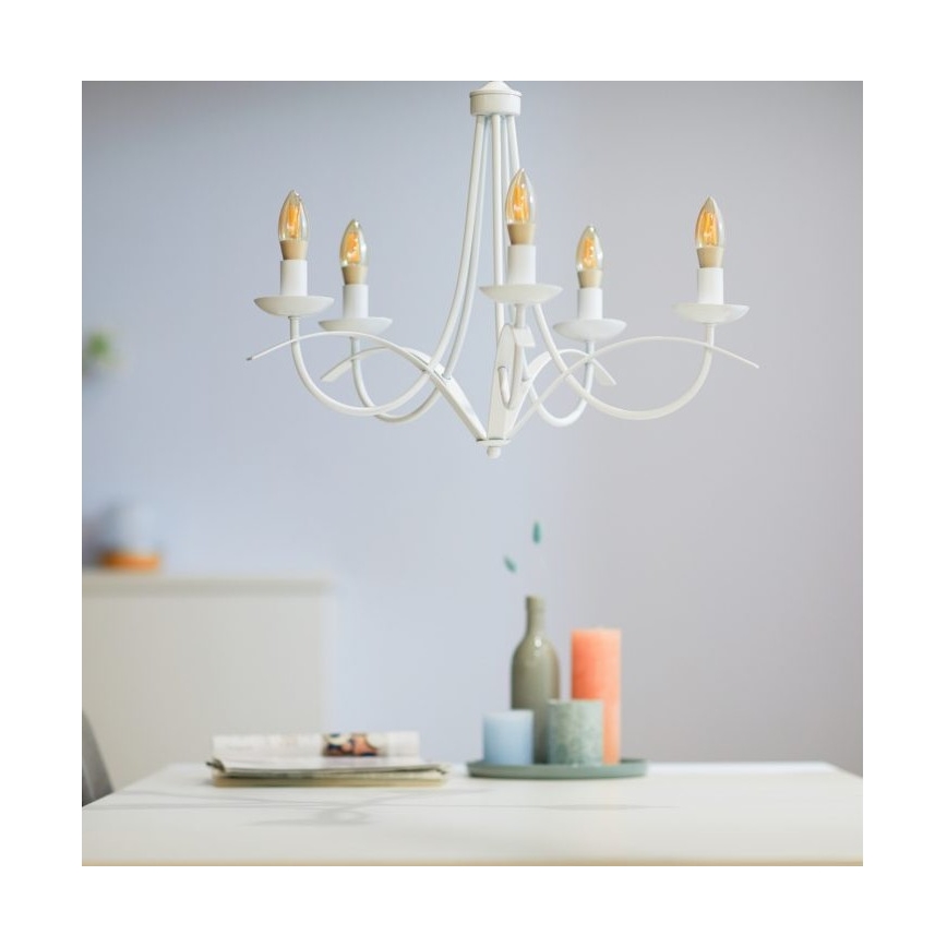 LED Димируема крушка VINTAGE FILAMENT C35 E14/4,9W/230V 2000-5000K CRI 90 Wi-Fi - WiZ