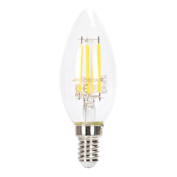 LED Димируема крушка VINTAGE C35 E14/4W/230V 6500K - Aigostar