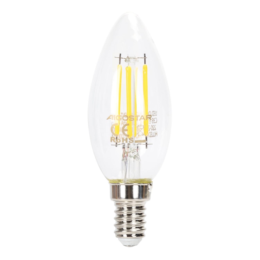 LED Димируема крушка VINTAGE C35 E14/4W/230V 6500K - Aigostar