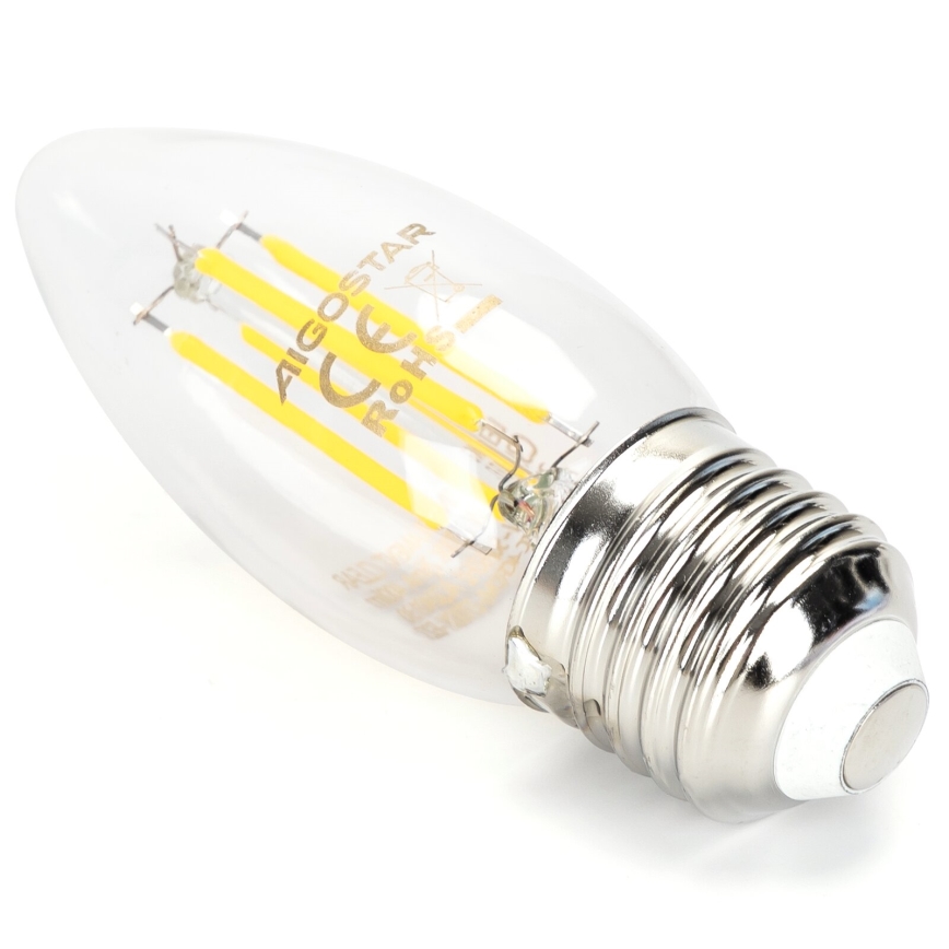 LED Димируема крушка VINTAGE C35 E27/4W/230V 6500K - Aigostar