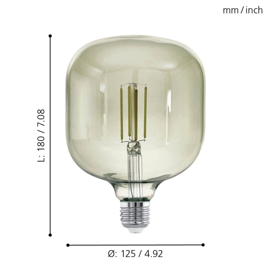 LED Димируема крушка VINTAGE E27/4W/230V 3000K  - Eglo 12597