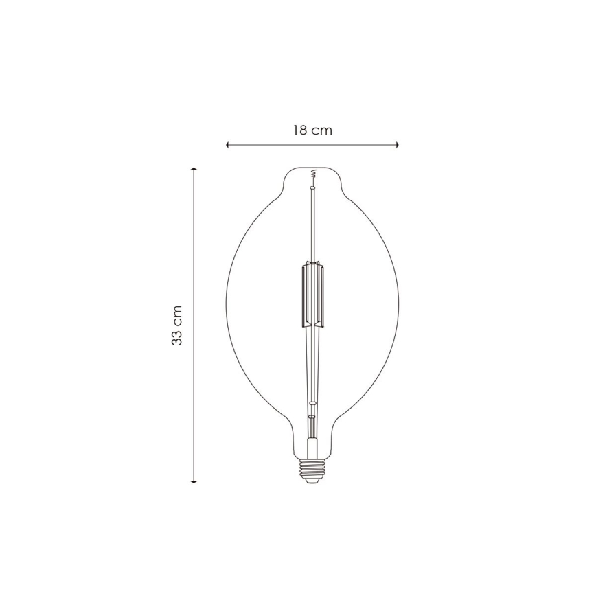 LED Димируема крушка VINTAGE EDISON E27/4W/230V 2700K