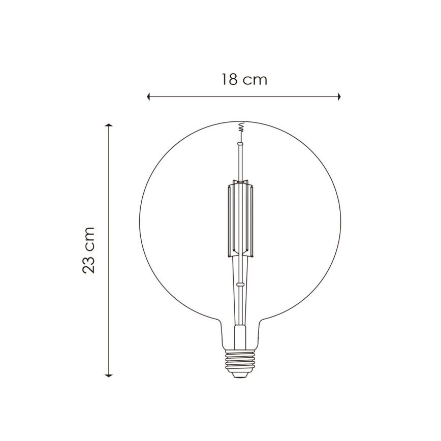 LED Димируема крушка VINTAGE EDISON G180 E27/4W/230V 2700K