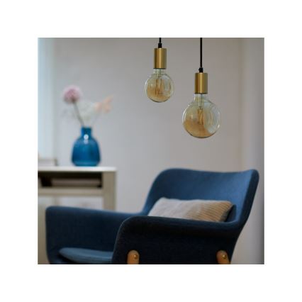 LED Димируема крушка VINTAGE FILAMENT G95 E27/6,7W/230V 2000-5000K CRI 90 Wi-Fi - WiZ