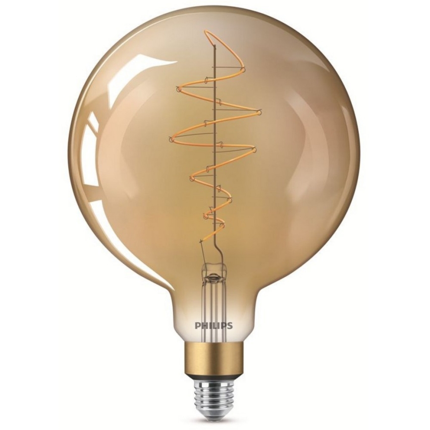 LED Димируема крушка VINTAGE Philips G200 E27/7W/230V 2000K
