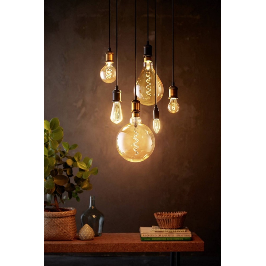 LED Димируема крушка VINTAGE Philips G200 E27/7W/230V 2000K