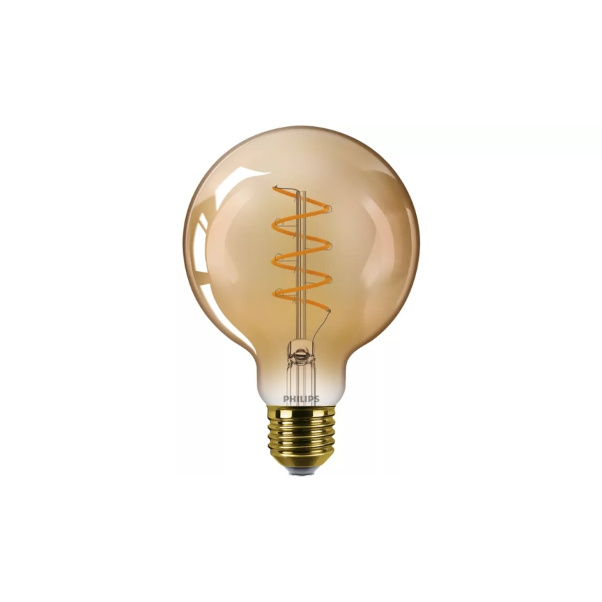 LED Димируема крушка VINTAGE Philips G95 E27/5,5W/230V 2200K