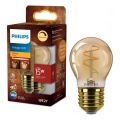 LED димируема крушка VINTAGE Philips P45 E27/2,7W/230V 1800K