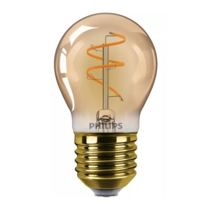 LED димируема крушка VINTAGE Philips P45 E27/3,1W/230V 2200K CRI 90