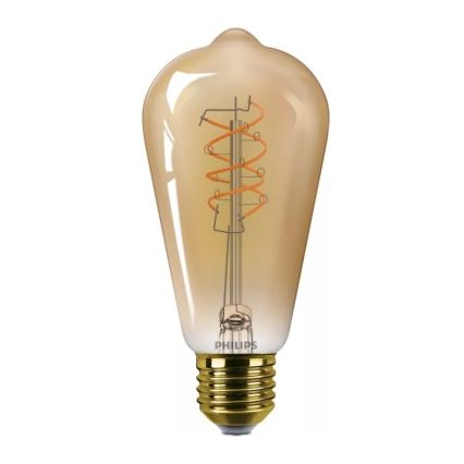 LED димируема крушка VINTAGE Philips ST64 E27/7,3W/230V 2200K CRI 90
