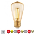 LED Димируема крушка VINTAGE ST48 E27/3W/230V 2200K - STEPDIMMING - Eglo 12521
