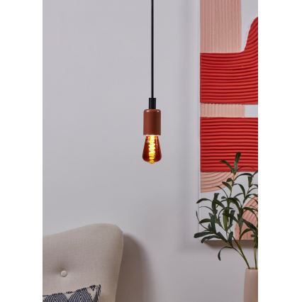 LED димируема крушка VINTAGE ST48 E27/4W/230V 2000K червена - Eglo 110199