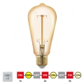 LED Димируема крушка VINTAGE ST64 E27/4W/230V 2200K - STEPDIMMING - Eglo 12863