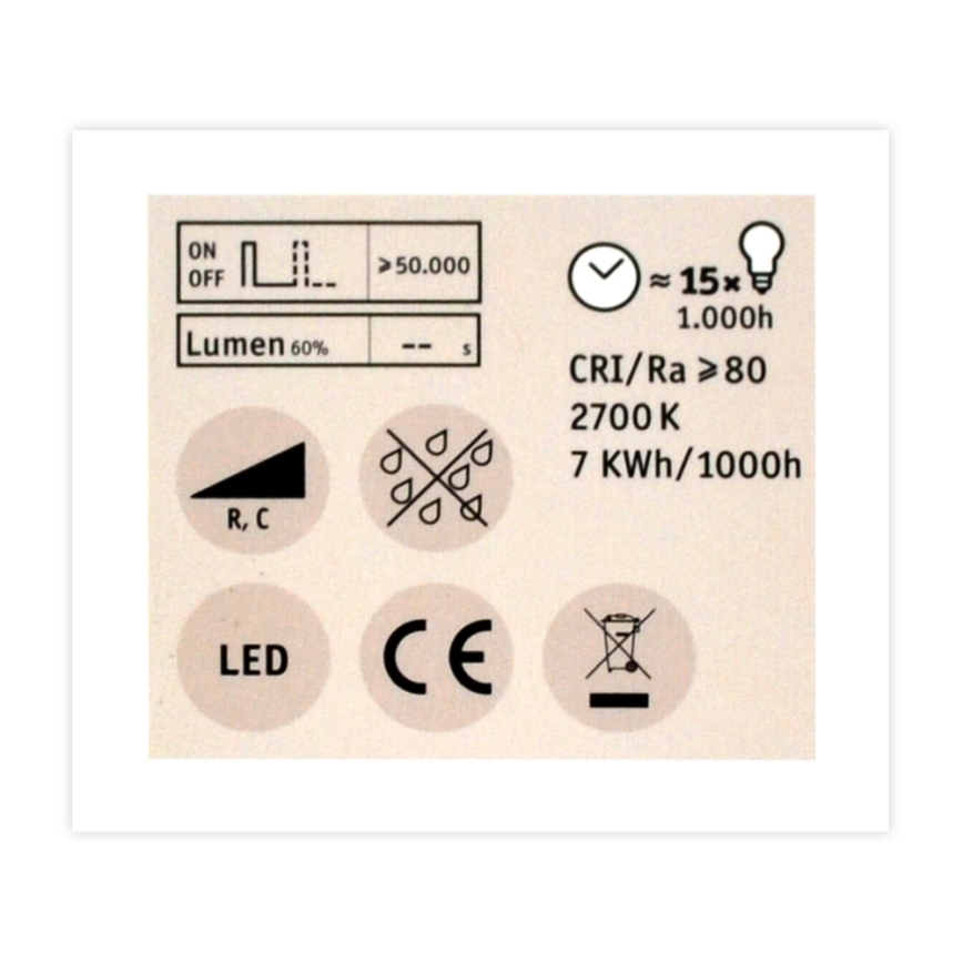 LED Димируема крушка за прожектор GU5,3/6,5W/12V 2700K - Paulmann 28757