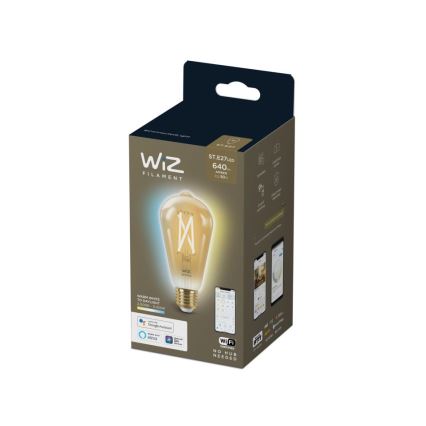 LED Димируема куршка VINTAGE FILAMENT ST64 E27/7W/230V 2000-5000K CRI 90 Wi-Fi - WiZ