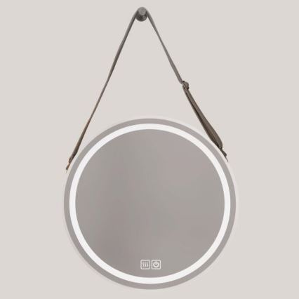 LED Димируемо огледало за баня с нагревател и подсветка LED/20W/230V 4000K IP44