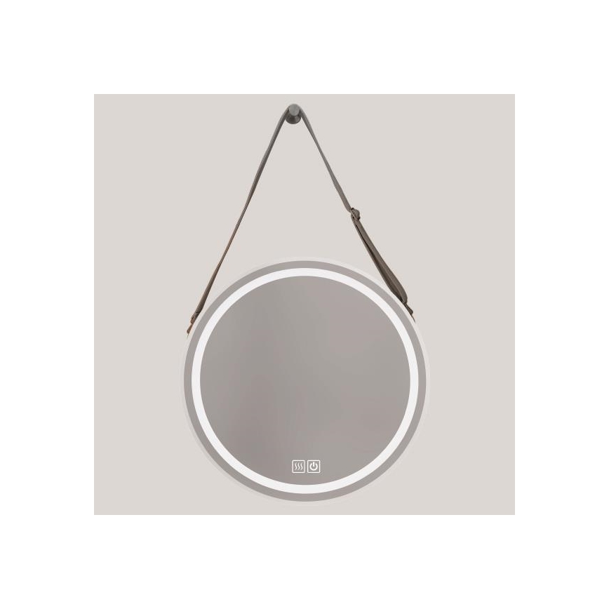 LED Димируемо огледало за баня с нагревател и подсветка LED/20W/230V 4000K IP44