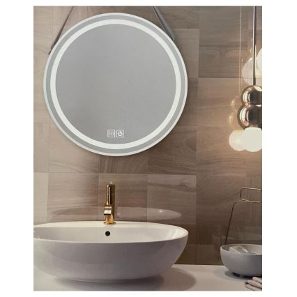 LED Димируемо огледало за баня с нагревател и подсветка LED/20W/230V 4000K IP44