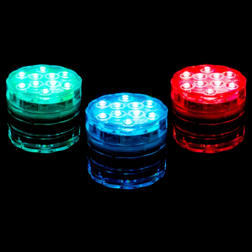 LED Димируемо осветление за басейн LED/3xAAA IP68 + дистанционно