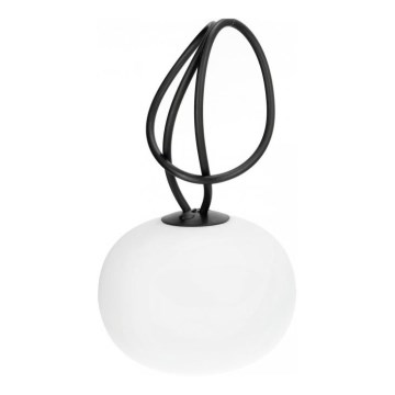 LED димируемо презареждаемо външно осветително тяло VENEZIA LED/1,5W/5V 2500K IP54 2600 mAh черно