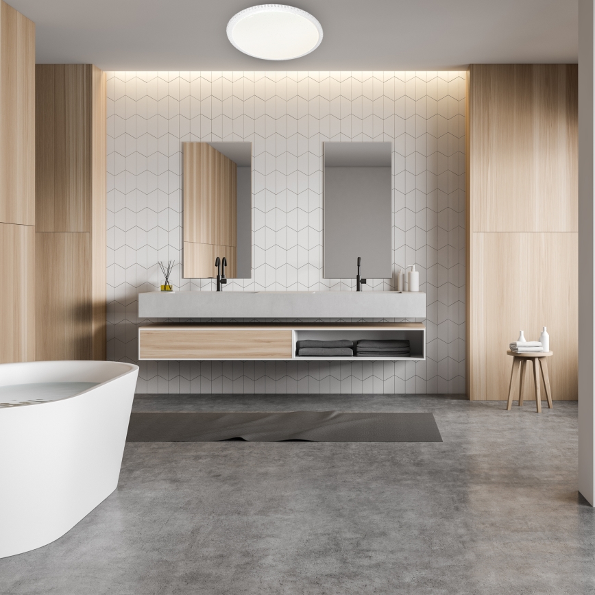 LED димируемо таванно осветително тяло CRUZ с дистанционно управление LED/66W/230V 3300lm