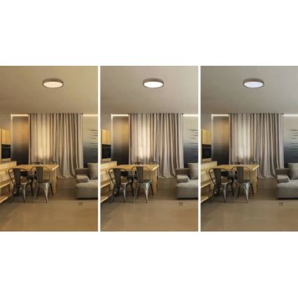 Димируемо LED таванно осветително тяло ILVI LED/30W/230V 2700-6500K Ø 40 см бежово + дистанционно управление