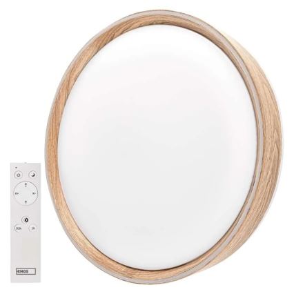 Димируемо LED таванно осветително тяло ILVI LED/30W/230V 2700-6500K Ø 40 см бежово + дистанционно управление