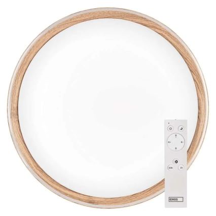 Димируемо LED таванно осветително тяло ILVI LED/30W/230V 2700-6500K Ø 40 см бежово + дистанционно управление