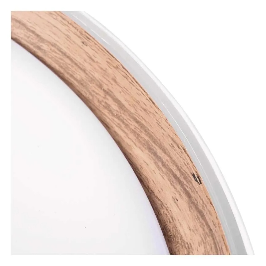 LED димируемо таванно осветително тяло ILVI LED/30W/230V 2700–6500K, Ø 40 см, бяло/бежово + дистанционно управление
