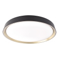 LED димируемо таванно осветително тяло ILVI LED/30W/230V 2700-6500K Ø 40 см, черно/месинг + дистанционно управление
