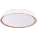 LED димируемо таванно осветително тяло ILVI LED/45W/230V 2700-6500K Ø 50 см бяло/бежово + дистанционно управление