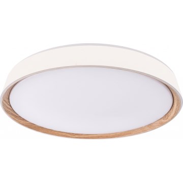 LED димируемо таванно осветително тяло ILVI LED/45W/230V 2700-6500K Ø 50 см бяло/бежово + дистанционно управление
