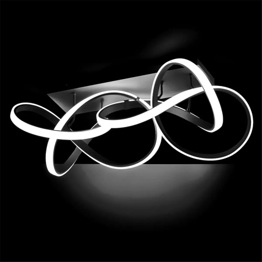 LED Димируемо таванно осветително тяло INDIGO LED/64W/230V черно