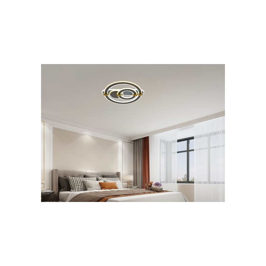 LED димируемо таванно осветително тяло LED/120W/230V 3000-6500K + дистанционно управление