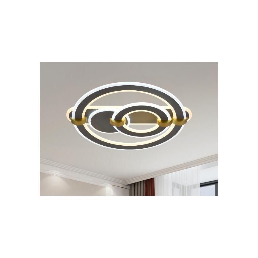 LED димируемо таванно осветително тяло LED/120W/230V 3000-6500K + дистанционно управление