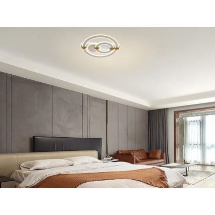 LED Димируемо таванно осветително тяло LED/120W/230V 3000-6500K + дистанционно управление