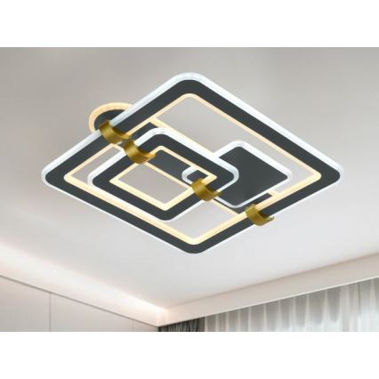 LED димируемо таванно осветително тяло LED/140W/230V 3000-6500K + дистанционно управление