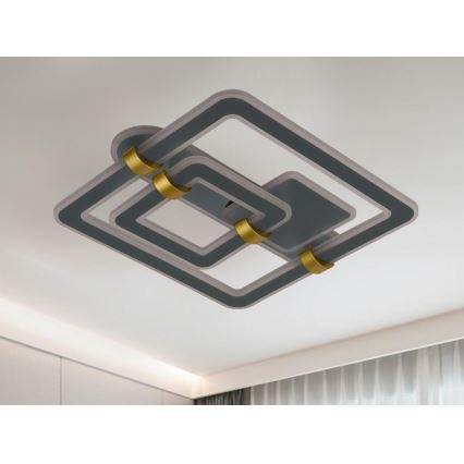 LED димируемо таванно осветително тяло LED/140W/230V 3000-6500K + дистанционно управление