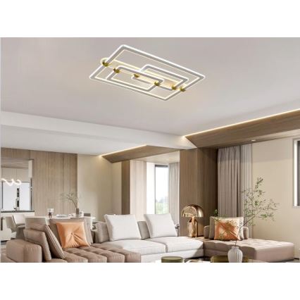LED димируемо таванно осветително тяло LED/280W/230V 3000-6500K + дистанционно управление