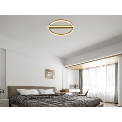 LED димируемо таванно осветително тяло LED/60W/230V 3000-6500K + дистанционно управление
