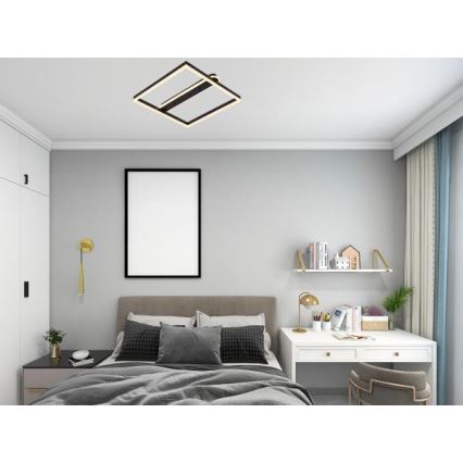 LED димируемо таванно осветително тяло LED/60W/230V 3000-6500K + дистанционно управление