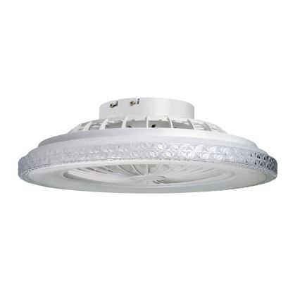 LED димируемо таванно осветително тяло с вентилатор EGYPT LED/48W/230V 3000-6500K бяло + дистанционно управление