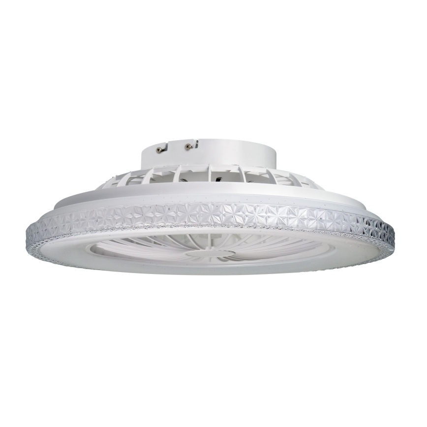 LED димируемо таванно осветително тяло с вентилатор EGYPT LED/48W/230V 3000-6500K бяло + дистанционно управление