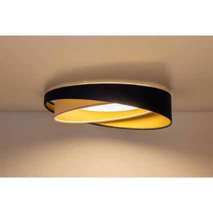 LED димируемо таванно осветително тяло SMART GALAXY MODERN LED/24W/230V 3000–6500K Ø55 см синьо/бяло/златисто + дистанционно управление