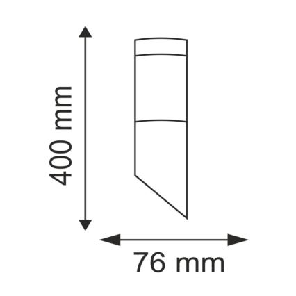 LED димируемо външно стеново осветително тяло LIVIA 1xE27/6W/230V 2700-6500K Wi-Fi IP44 сребристо